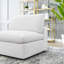 Chaise sans accoudoirs en velours rembourré Commix-1736480559