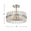 Kamariana 4-Light Semi-Flush Mount Ceiling Light