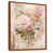 Toile avec cadre flottant brun