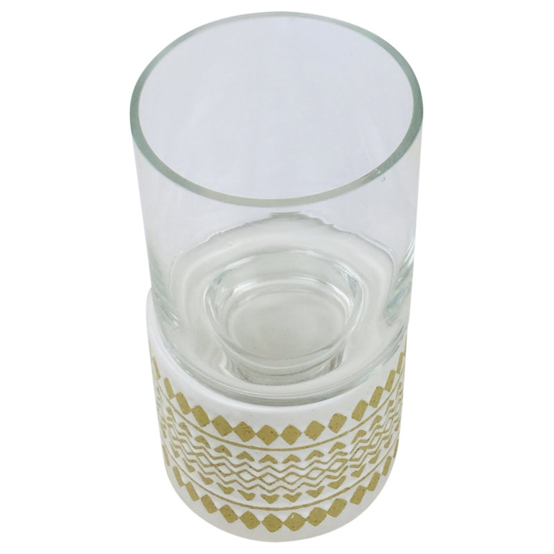 Glass Tabletop Candlestick