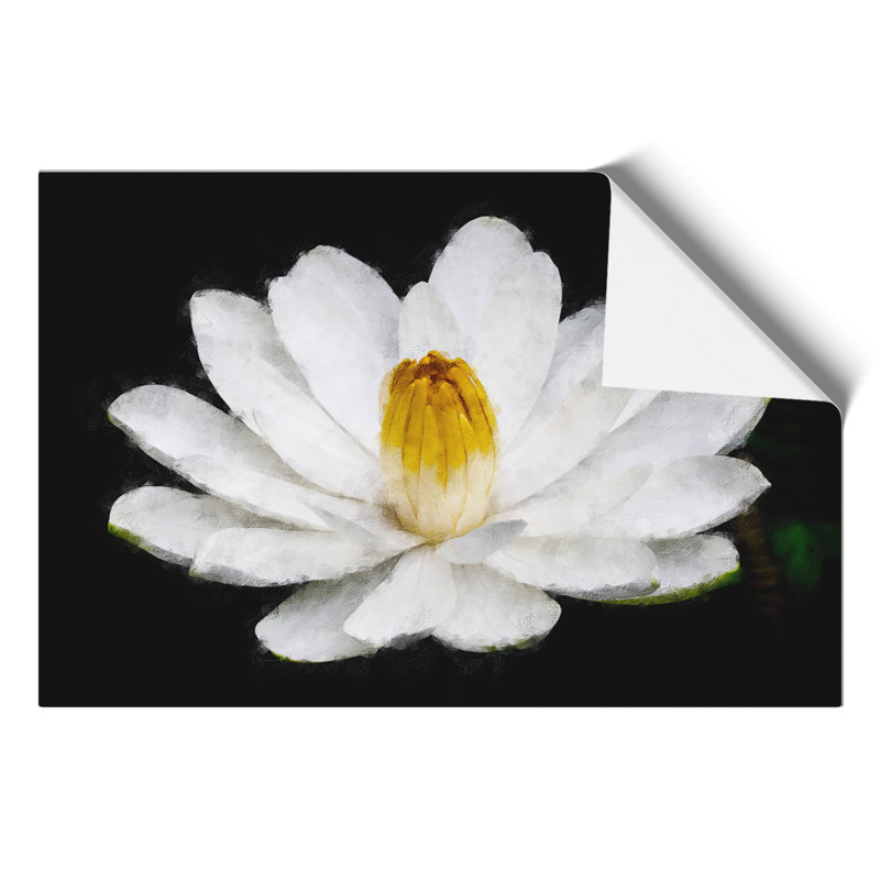 Heart Of A White Lily - No Frame Print, 42cm H x 59cm W x 0.1cm D