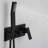 Shower System, Brass Matte Black Shower Faucet Set Shower System 10 Inch Rainfall Shower Head With Handheld Sprayer Bathroom Luxury Rain Mixer Combo Set, Roughin Valve Included