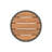 Outdoor Round Side Table Solid Wood Patio Table with Rope Base for Garden Balcony-1277030527