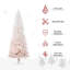 Grand sapin de Noël artificiel non éclairé