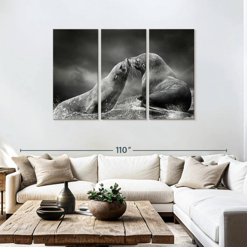 Brampt Seal Love, 48" H x 74" W
