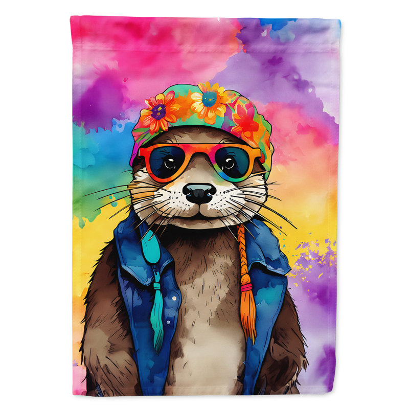 Drapeau de jardin hippie