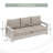 Outdoor 3-person Patio Conversation Sofa-124537996