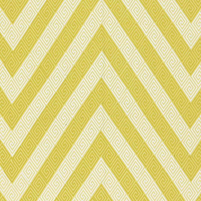 Tissu brodé Nebaha, Citron