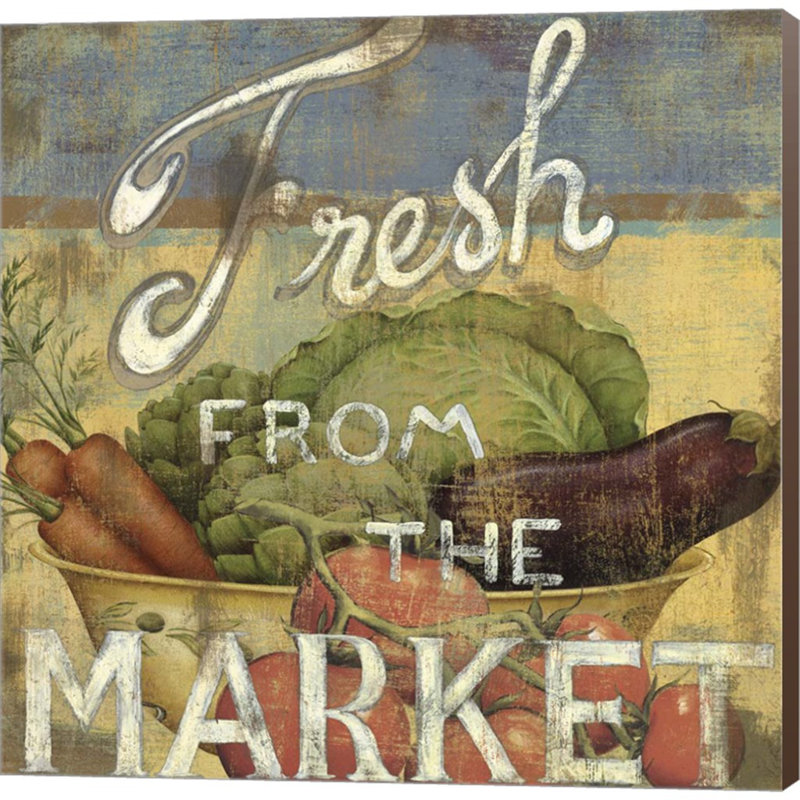 From the Market IV - Impression sur toile tendue, H 12 po x l 12 po x P 1,5 po