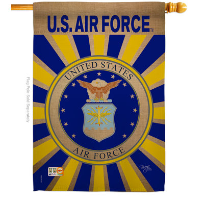 Double Sided 40'' H x 28'' W Polyester Independence Day House Flag