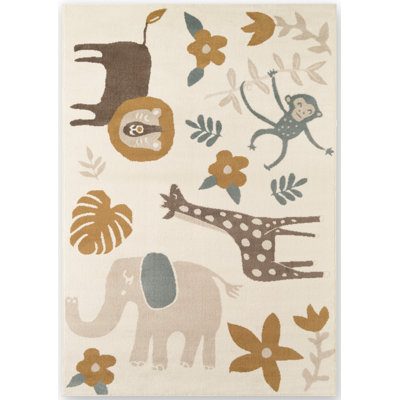 Adventures Children's Rug by Hanse Home - Play Rug, Crawling Rug, Modern Playful Design, Soft Rug Children's Room, Teenager's Room, Living Room