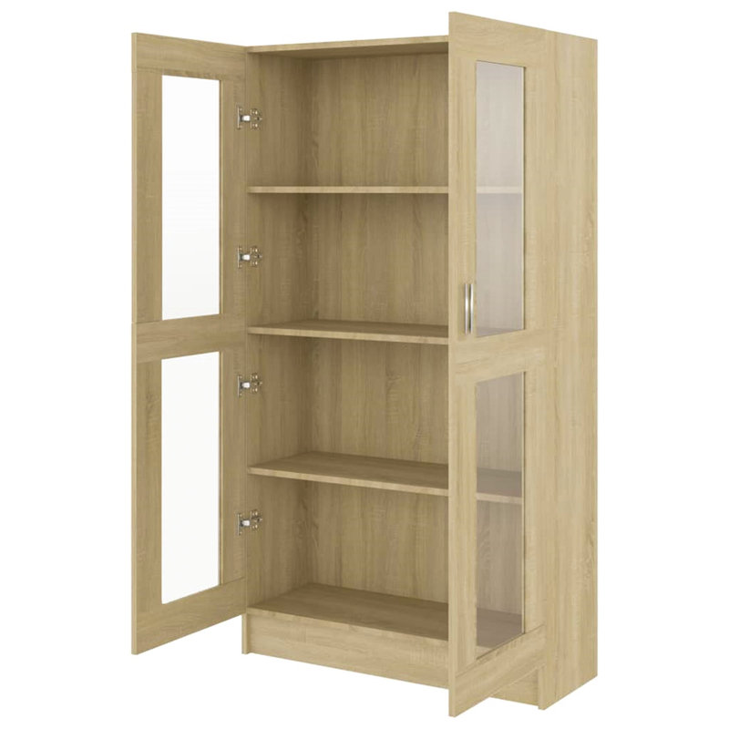 Eldion Glass 82.5 cm W Display Cabinet
