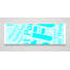 Art textuel sur toile San Francisco Quarters - cyan-153699091
