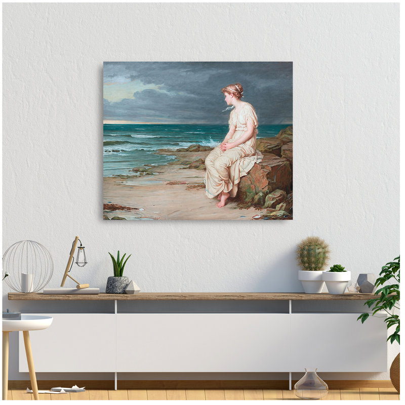 «Miranda» par John William Waterhouse, reproduction d'art sur toile, estampe numérique, H 36 po x l 30 po, Toile tendue