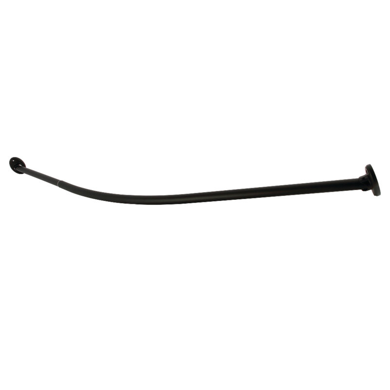 Base de douche double l 60 "x P 32", Noir mat
