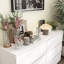 Commode double moderne à six tiroirs avec finition blanche