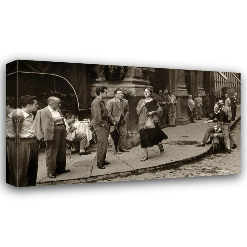 Fille américaine en Italie, 1951 IMA-O78, H 14 po x l 24 po
