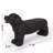 MGO DOG BENCH, Outdoor Bench, Matte Black + Black, No Assembly Required-39788828