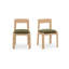 Oli Dining Chair Dark Green-Set of Two-2118153053