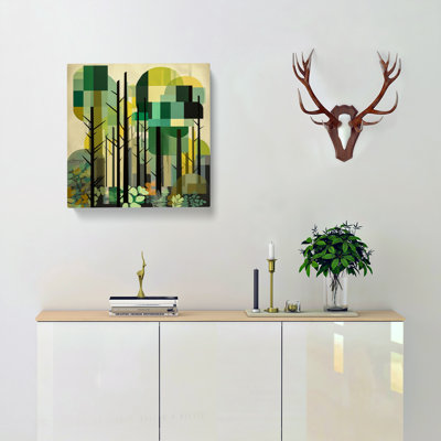 Forest Constructivism No.1 - Wrapped Canvas