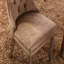 Chaise de salle à manger rembourrée en velours moderne avec anneau à tirer (ensemble de 2)-1460188300-1460188301