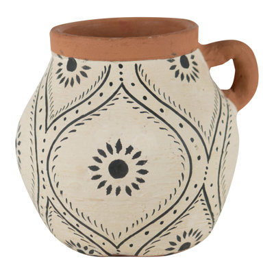 Vase floral en terre cuite Bungalow Rose