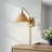 Vonetta Steel Plug-In Swing Arm Sconce 