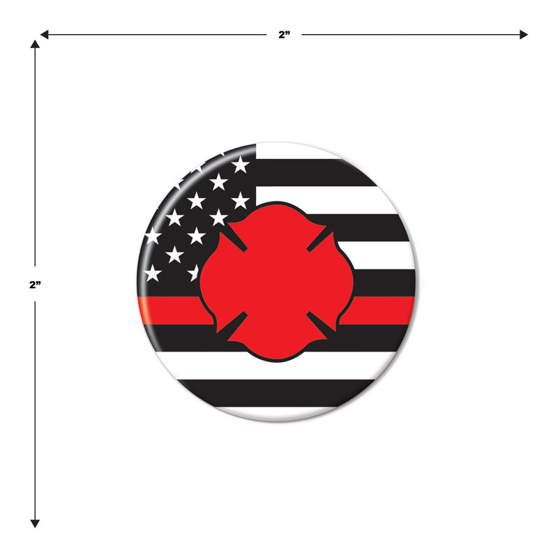 Icône de pompier maltais avec bouton drapeau