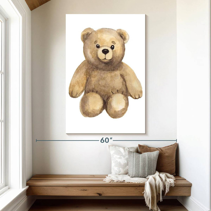 Ashelle Simple Bear, 51" H x 34" W