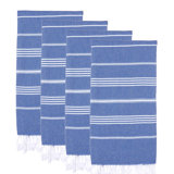 Ensemble de 4 serviettes de plage en coton turc Kayli