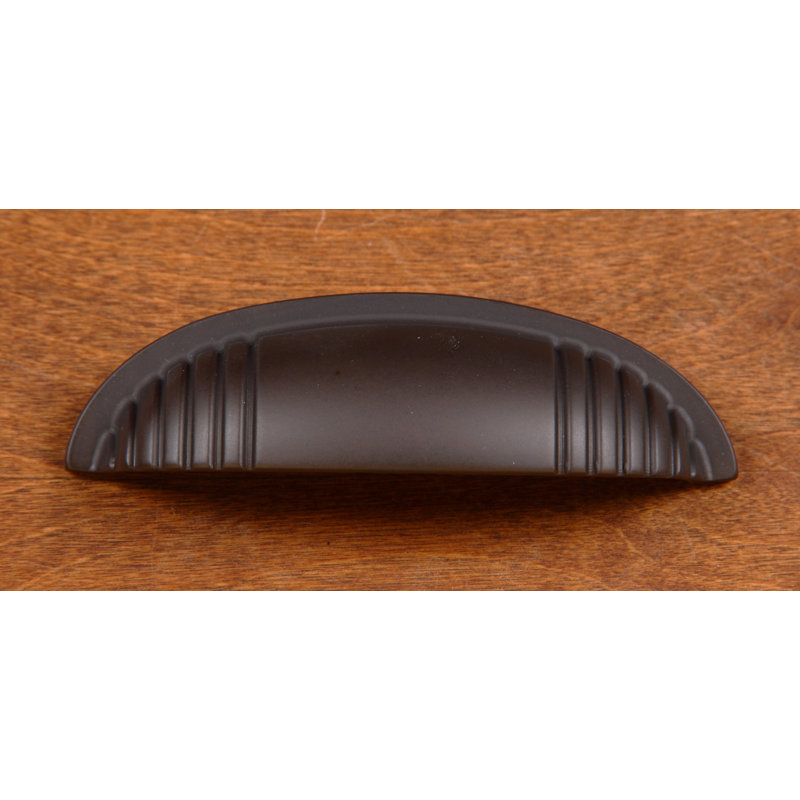 Ridges Edge Cup / Bin Pull, Oil Rubbed Bronze