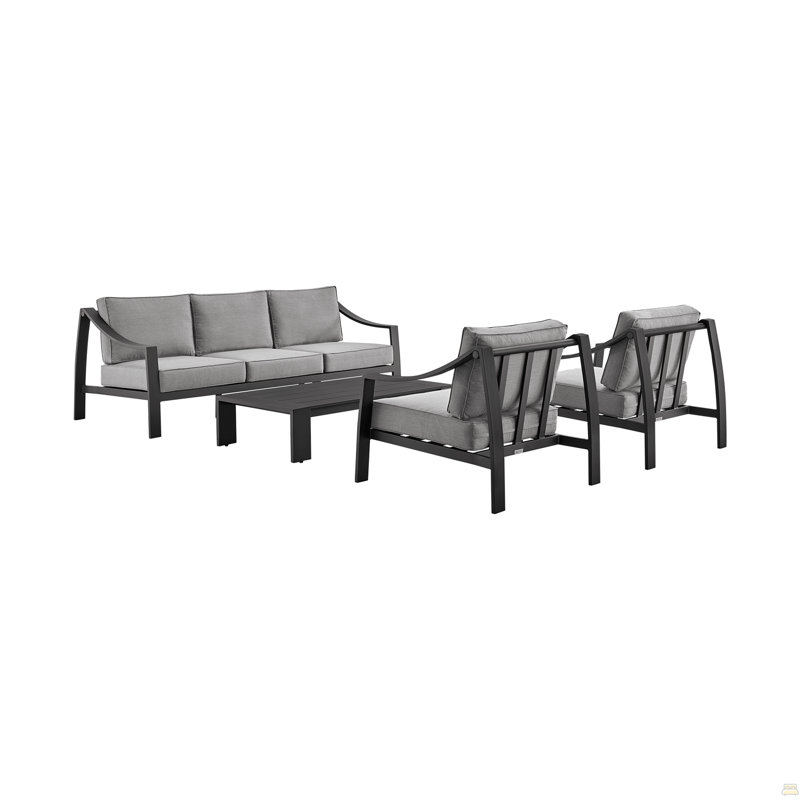 Chaise d'extérieur en aluminium