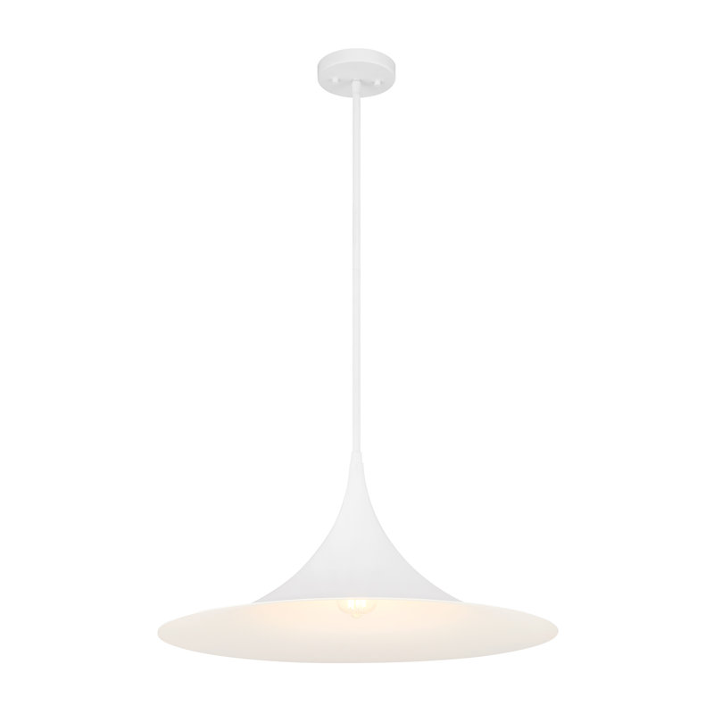 Bowdin 1-Light Hubbs in Bisque White, Bisque White