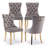 High-end Tufted Wool Linen Upholstered Nailhead Dining Chair-1017249394-1017249397-1017249406