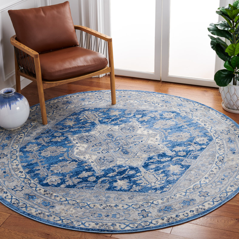 Brentwood Performance Oriental Rug, Round 6'7"