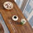 Retro Brown Rectangular Solid Wood Bar Table-1849934572