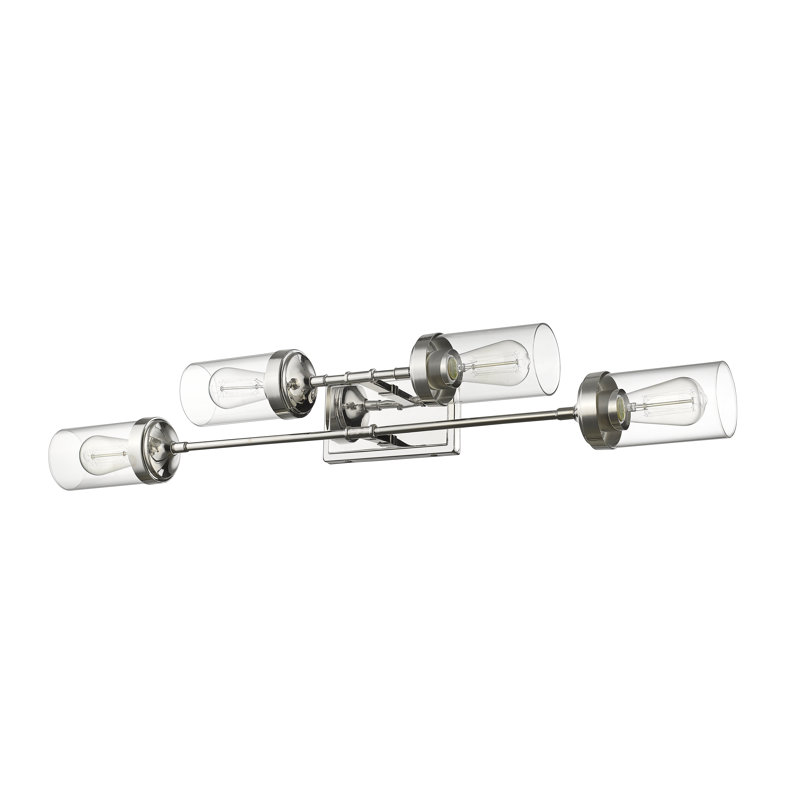 Grantham 4 - Light Dimmable Vanity Light, Polished Nickel