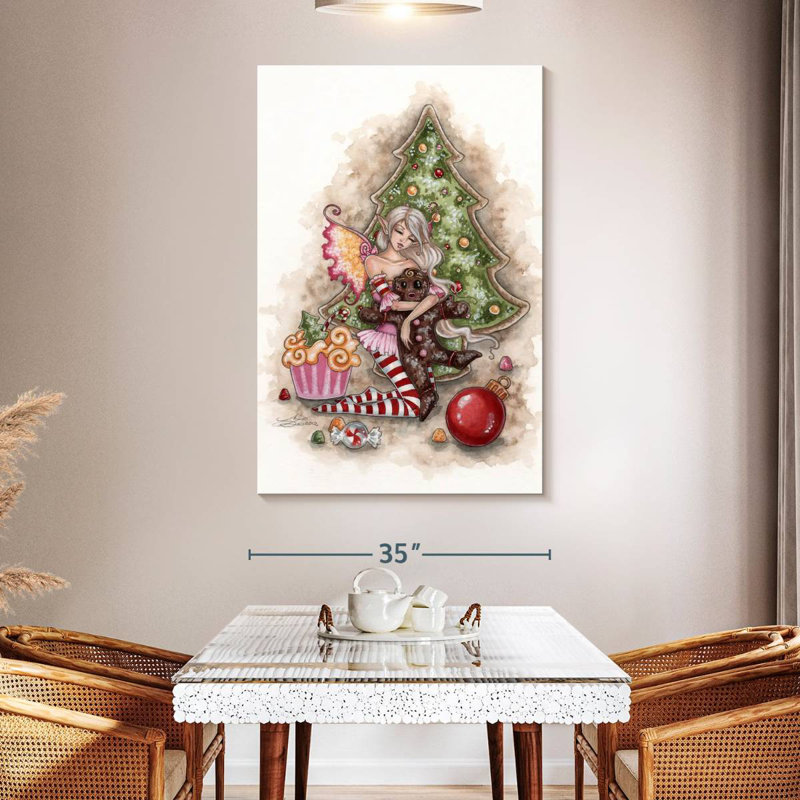 Lelend Twas la nuit avant Noël, H 51 po x l 34 po