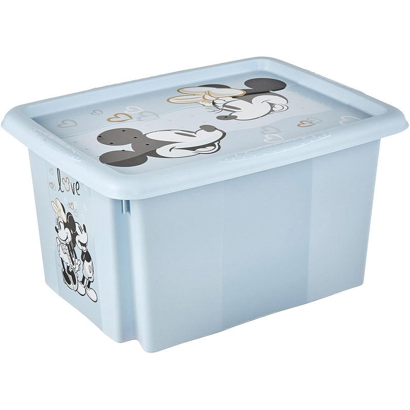Keeeper Plastic Decorative Bin, Blue