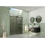 Equinox 56 - 60 in. x 60 in. Fully Frameless Gray Tinted Sliding Bathtub Door-828610933