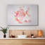 Watercolor Pink Style Flower Petal Modern Home Art Decor-101092616