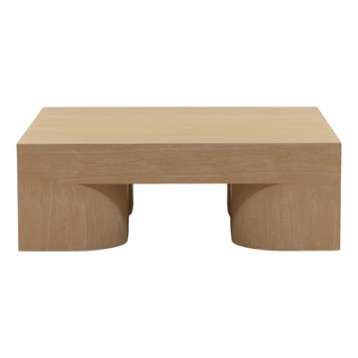 Juna Mindi Wood Coffee Table, Dark Brown