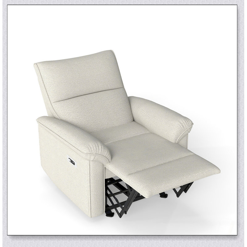 Zero Wall Power Recliner Chair With USB And Type-C, Perfect For Small Spaces And Ultimate Comfort, Beige