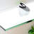 Tempered Glass Shelf With Chrome Clips - Heavy Duty 60 Lbs Capacity - Clear 3/8 Inch Thick Glass With Polished Edges - Easy To Assemble-1546079805