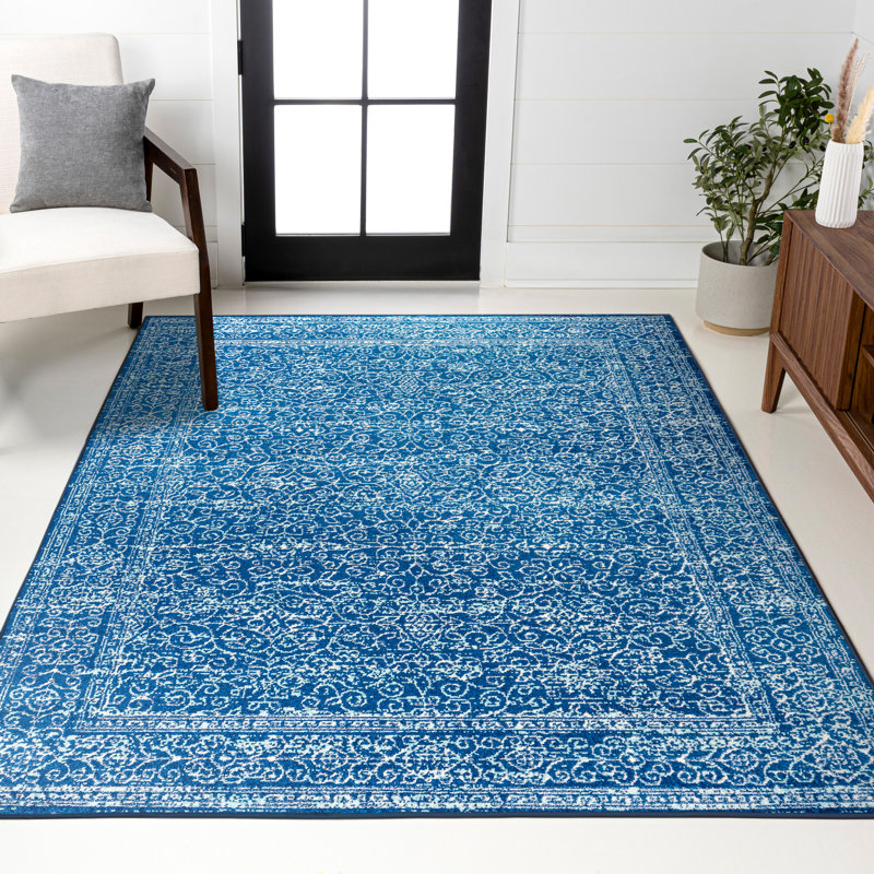Tapis bleu en filigrane, Rectangle 4pi x 6 pi