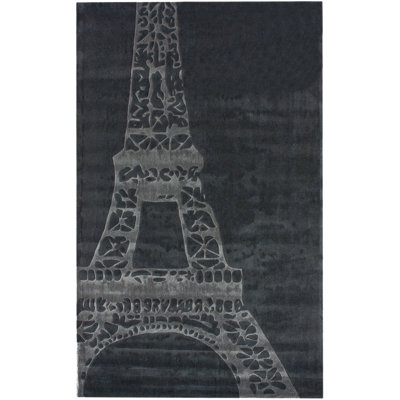 Tapis gris Janis Eiffel
