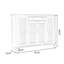 Banc de rangement pour chaussures en bois brun