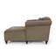 Chaise longue double capitonnée contemporaine avec coussins décoratifs