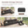 Anureet L shaped Modular Sectional Sofa Grey Sofa with Chaise