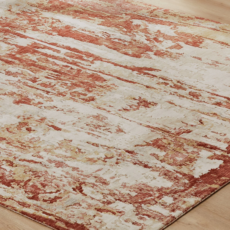 Anaan Wool Abstract Area Rug, Rectangle 8'6" x 11'6"